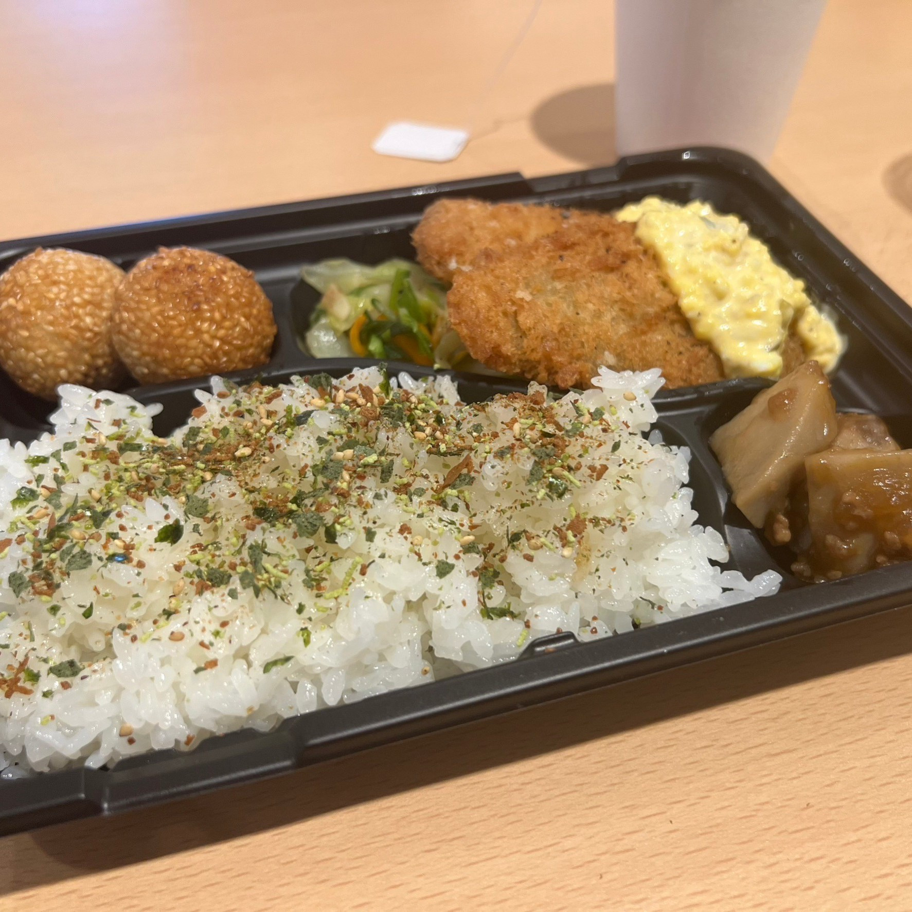 煮物が作れたのが良かった!手作りのタルタルソースも✨の画像1